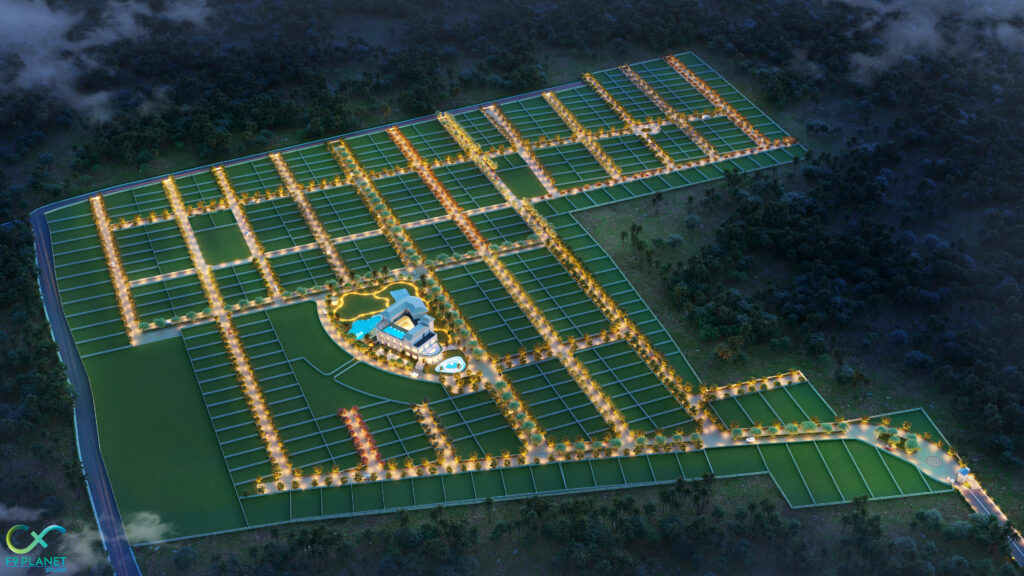 Birds Eye View Night