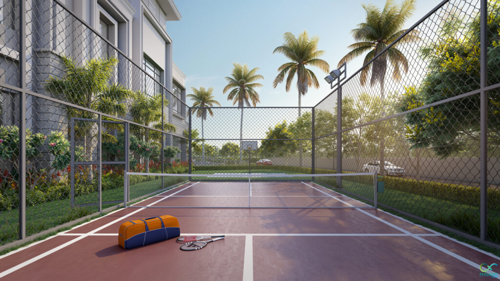 Sports Court Area View