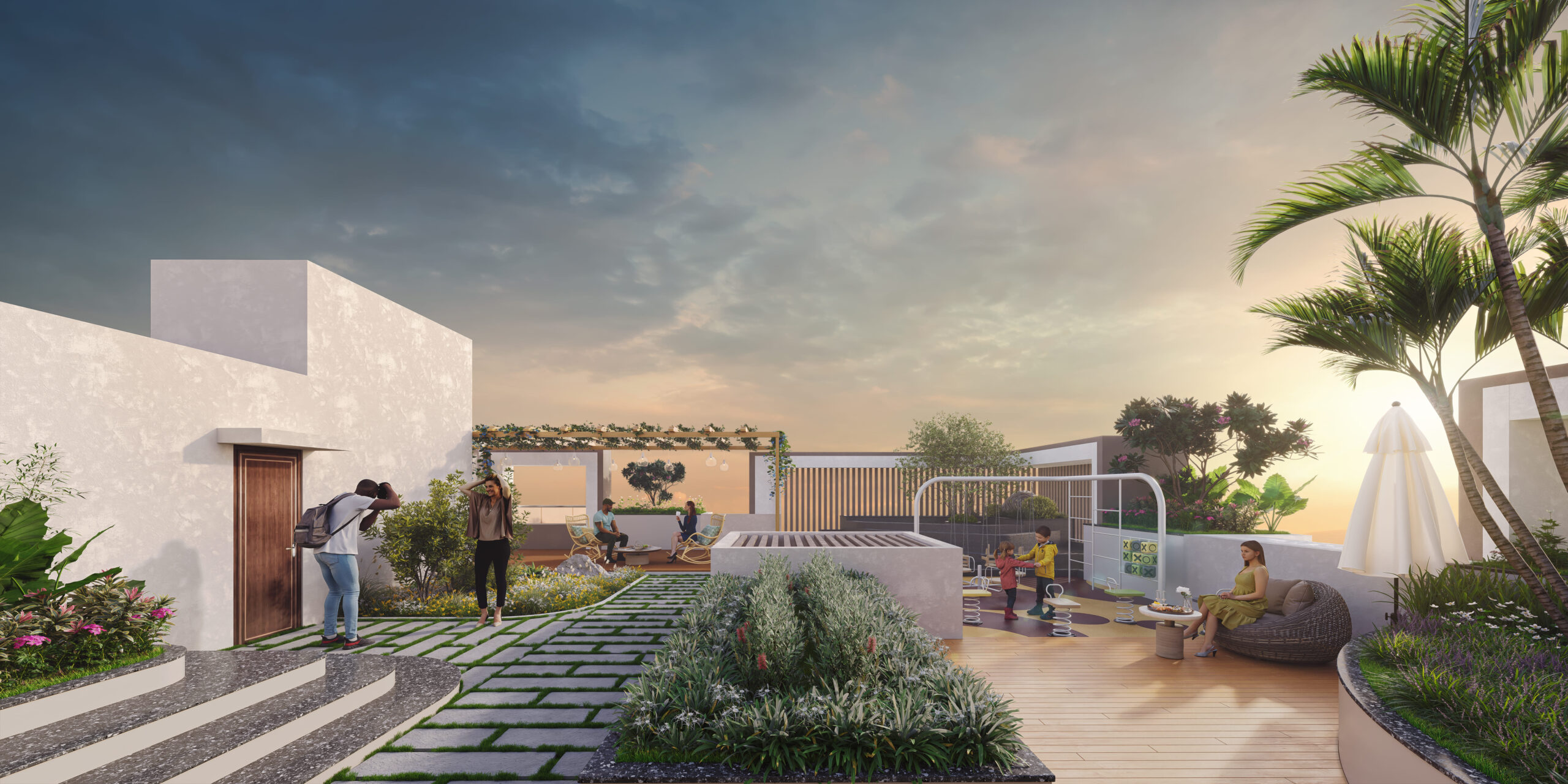 Terrace View Evening